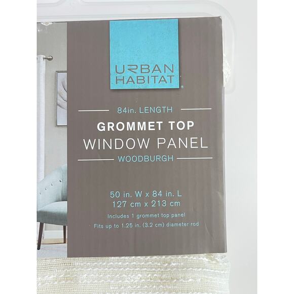 Urban Habitat Grommet Top Window Panel Birch 50 x 84 - Picture 2 of 5